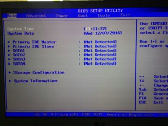 Почему в БИОСе не видно жесткий диск?
