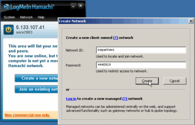 Что такое идентификатор сети в hamachi?