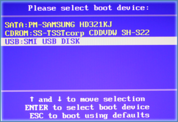 Не запускается загрузка с флешки