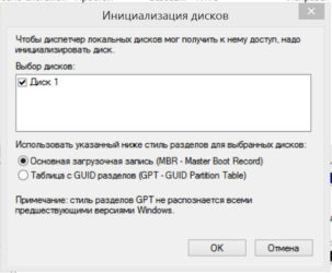 SSD диск не инициализирован как восстановить?