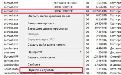 Что делать если svchost грузит оперативную память?