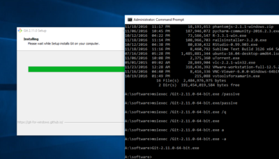 Установка git Windows