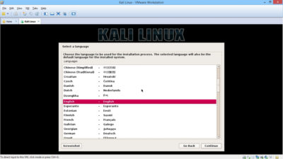 Установка kali Linux на vmware