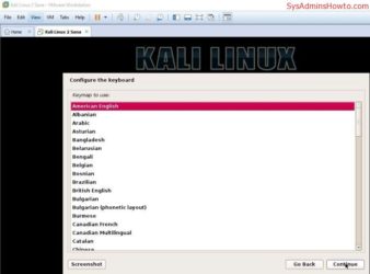 Установка kali Linux на vmware