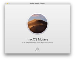 Чистая установка Mac os mojave