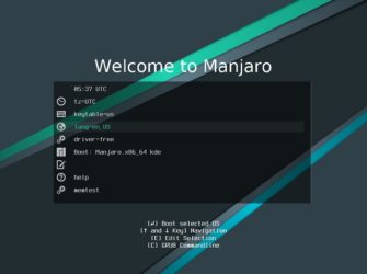 Установка manjaro 18