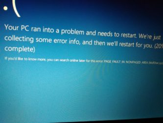 Ошибка при загрузке Windows 10 wdfilter sys