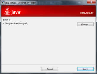 Установка java на Windows 7