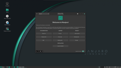 Установка manjaro 18