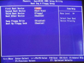 Floppy boot в БИОСе что это?