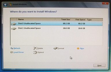 Установка системы на ssd Windows 7