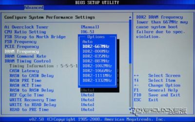 Как понизить частоту оперативной памяти?