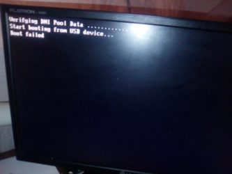 Boot failed при загрузке с флешки