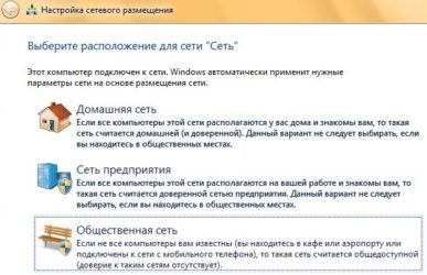 Какую сеть выбрать домашнюю или общественную?